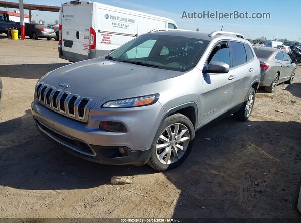 1C4PJLDB2HW526339 2017 JEEP CHEROKEE Silver 