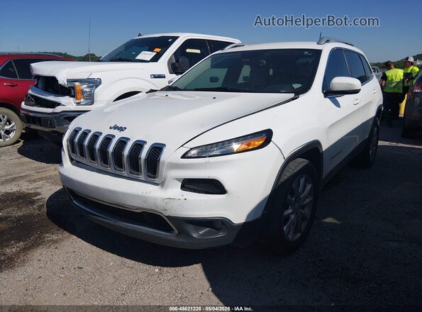 1C4PJLDB2HW641409 2017 JEEP CHEROKEE White Передня ліва чверть