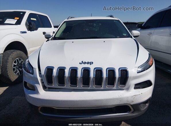 1C4PJLDB2HW641409 2017 JEEP CHEROKEE White Вид щитка приладів
