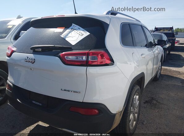 1C4PJLDB2HW641409 2017 JEEP CHEROKEE White Задня права чверть