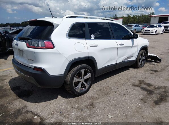 1C4PJLDB2KD402770 2019 JEEP CHEROKEE White Trasero derecho