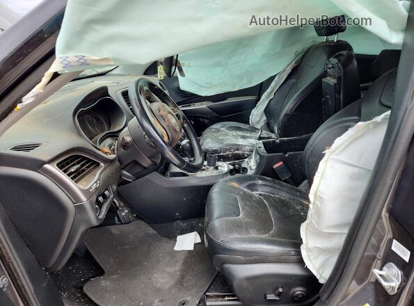 1C4PJLDB2LD524823 2020 JEEP CHEROKEE Charcoal Front interior view