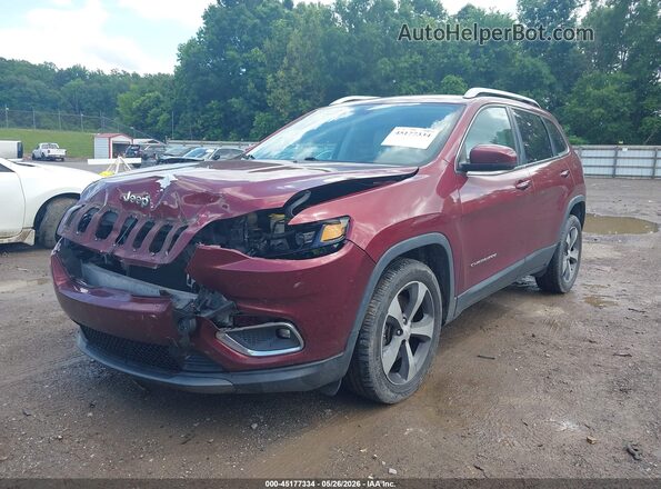 1C4PJLDB4KD146048 2019 JEEP CHEROKEE Red Передня ліва чверть
