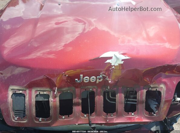 1C4PJLDB4KD146048 2019 JEEP CHEROKEE Red Вид ззаду