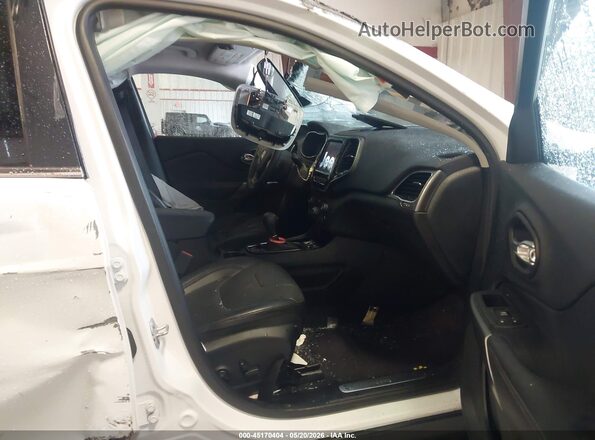 1C4PJLDB5KD111583 2019 JEEP CHEROKEE White Widok wnętrza z przodu