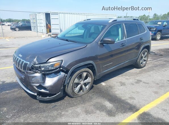 1C4PJLDB6KD151865 2019 JEEP CHEROKEE Gray Առջևի ձախ երեք քառորդ տեսարան