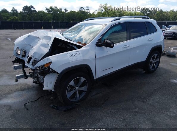 1C4PJLDB6KD302249 2019 JEEP CHEROKEE White Առջևի ձախ երեք քառորդ տեսարան