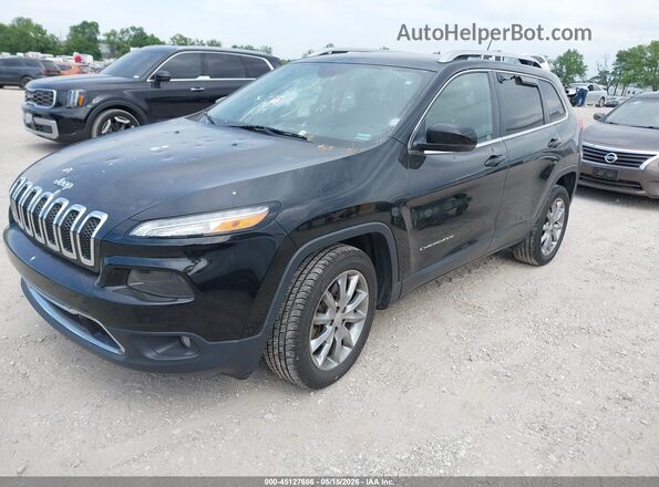 1C4PJLDB7JD568278 2018 JEEP CHEROKEE Black Przód lewy