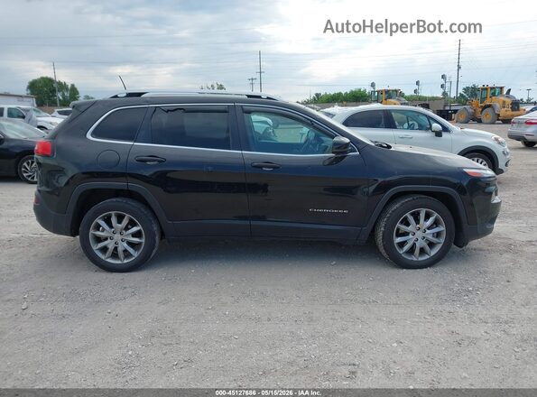 1C4PJLDB7JD568278 2018 JEEP CHEROKEE Black Widok wnętrza z tyłu