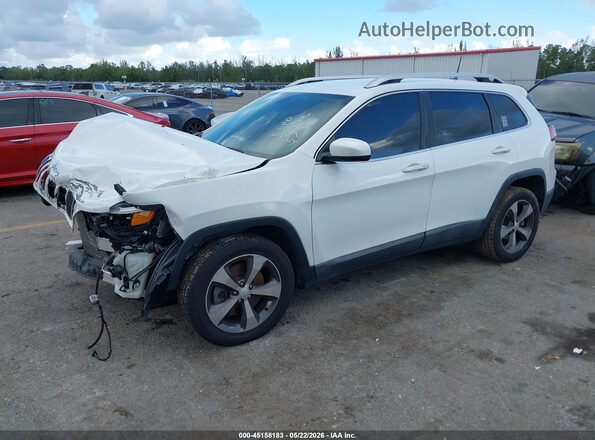 1C4PJLDB9KD325248 2019 JEEP CHEROKEE White Առջևի ձախ երեք քառորդ տեսարան