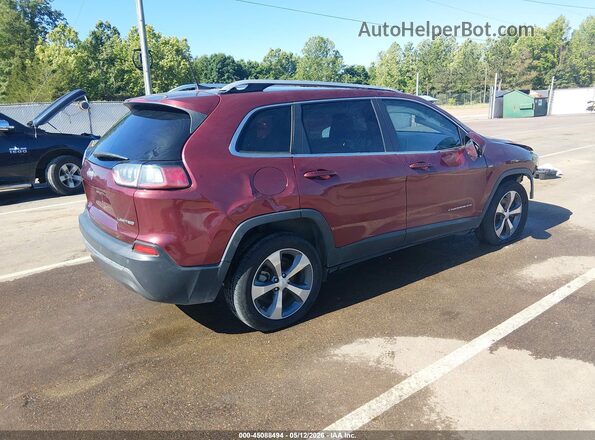 1C4PJLDB9LD502981 2020 JEEP CHEROKEE Темно-бордовый Задняя правая четверть