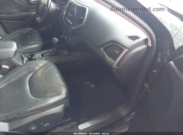 1C4PJLDB9LD652993 2020 JEEP CHEROKEE Black Widok wnętrza z przodu