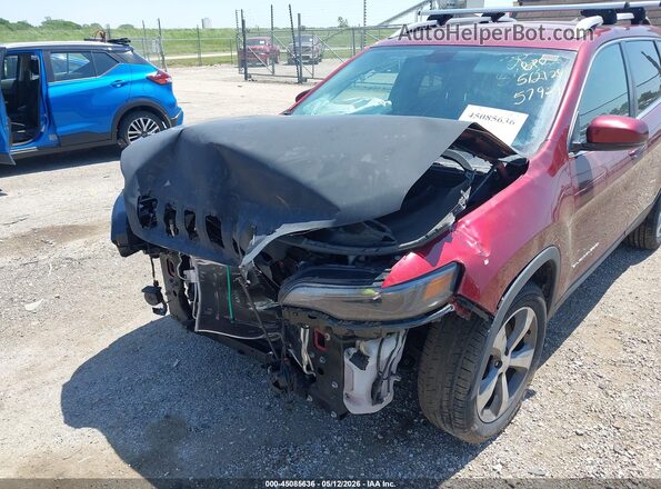 1C4PJLDBXLD557942 2020 JEEP CHEROKEE Maroon Widok z przodu