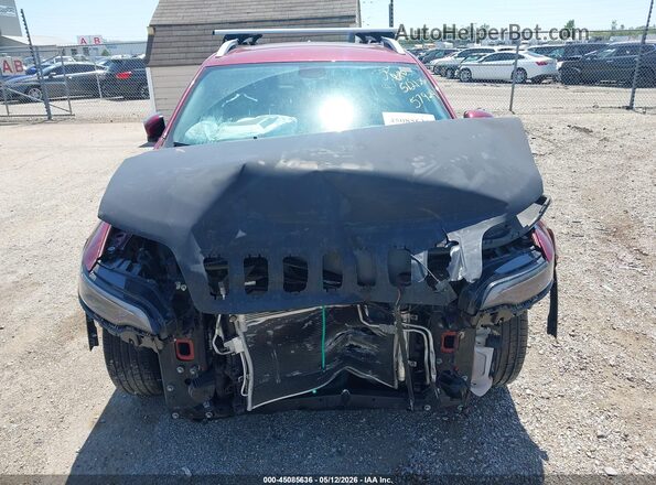 1C4PJLDBXLD557942 2020 JEEP CHEROKEE Maroon Widok zestawu wskaźników