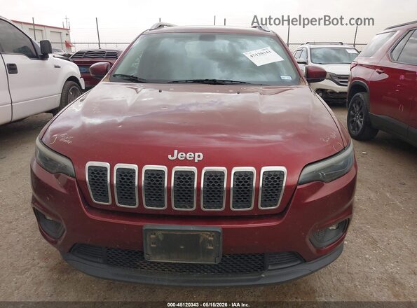 1C4PJLLB0KD312471 2019 JEEP CHEROKEE Maroon Սարքավորումների վահանակի տեսք