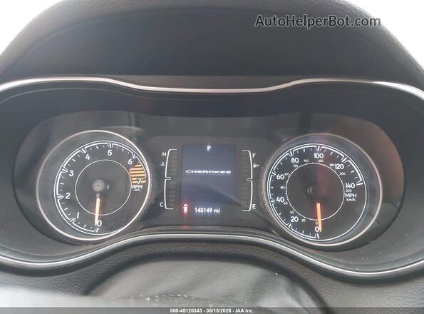 1C4PJLLB0KD312471 2019 JEEP CHEROKEE Maroon Հետևի նստատեղերի տեսք