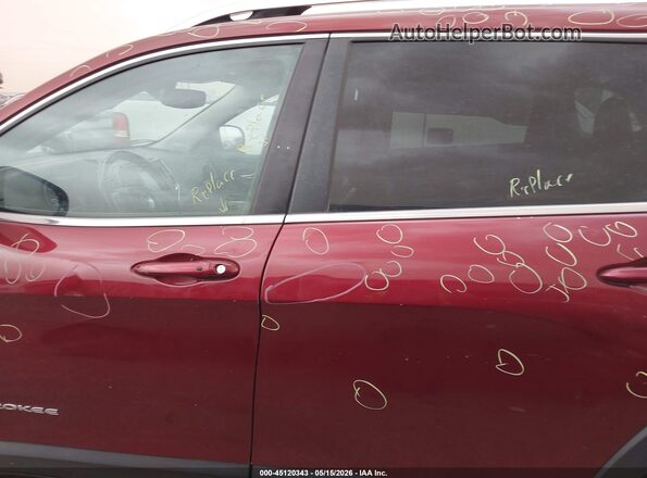 1C4PJLLB0KD312471 2019 JEEP CHEROKEE Maroon Սալոնի 360 աստիճան տեսք
