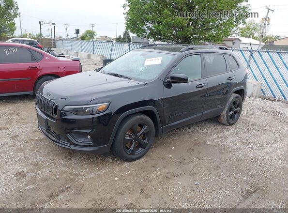 1C4PJLLB4KD384239 2019 JEEP CHEROKEE Black Առջևի ձախ երեք քառորդ տեսարան