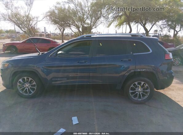 1C4PJLLB4LD521696 2020 JEEP CHEROKEE Blue Widok wnętrza z tyłu