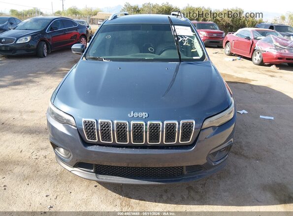 1C4PJLLB4LD521696 2020 JEEP CHEROKEE Blue Widok deski rozdzielczej