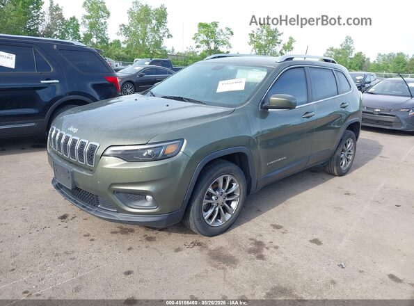 1C4PJLLB4LD585737 2020 JEEP CHEROKEE Green Vista tres cuartos delantera izquierda