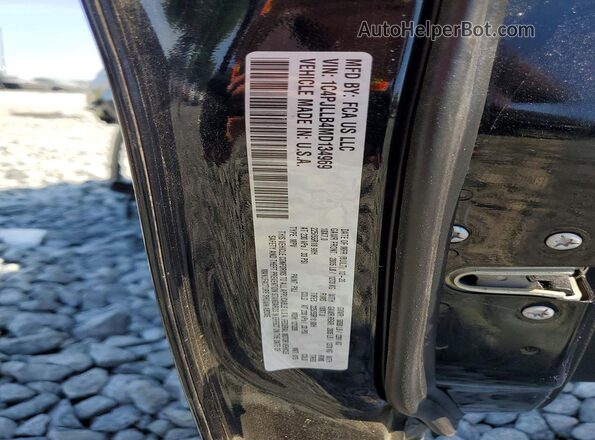 1C4PJLLB4MD134969 2021 JEEP CHEROKEE Black Vista de la etiqueta del VIN