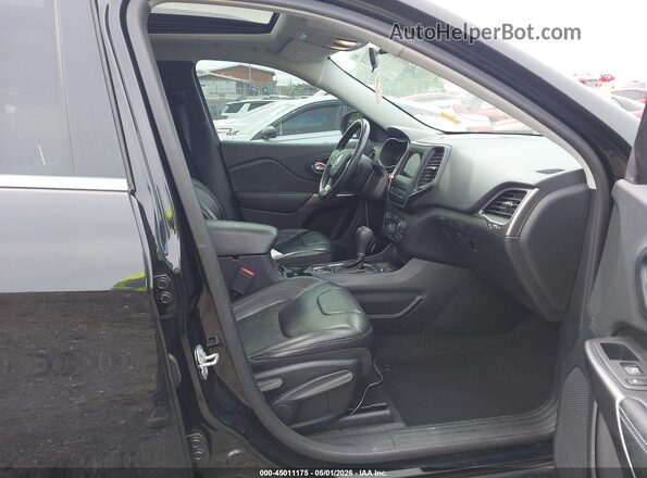 1C4PJLLB8KD384020 2019 JEEP CHEROKEE Black Widok wnętrza z przodu