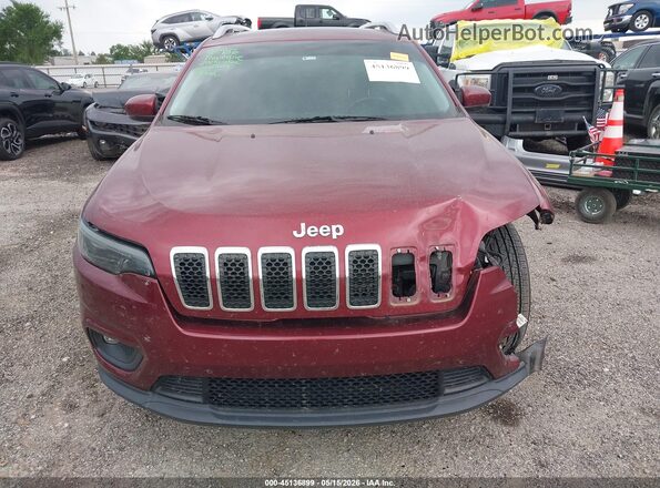 1C4PJLLB8LD641890 2020 JEEP CHEROKEE Maroon Առջևի վահանակի տեսք