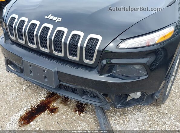 1C4PJLLBXJD539083 2018 JEEP CHEROKEE Черный Вид спереди