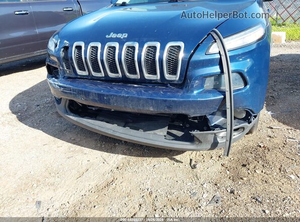 1C4PJLLBXJD607852 2018 JEEP CHEROKEE Blue წინა ხედი