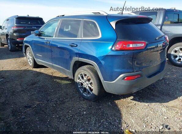 1C4PJLLBXJD607852 2018 JEEP CHEROKEE Blue უკანა მარცხენა