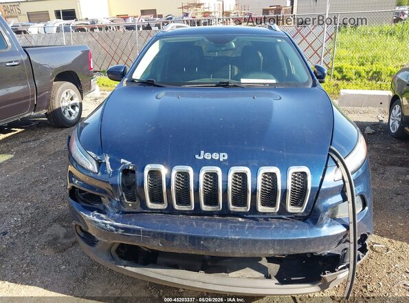 1C4PJLLBXJD607852 2018 JEEP CHEROKEE Blue ხელსაწყოთა პანელის ხედი