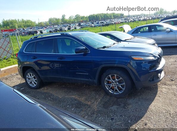 1C4PJLLBXJD607852 2018 JEEP CHEROKEE Blue უკანა სალონის ხედი