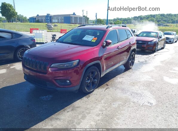 1C4PJLLBXKD338785 2019 JEEP CHEROKEE Red Առջևի ձախ երեք քառորդ տեսարան