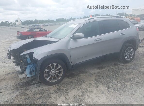 1C4PJLMX5MD120332 2021 JEEP CHEROKEE Gray Առջևի ձախ երեք քառորդ տեսարան