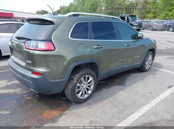 1C4PJLMX6MD113017 2021 JEEP CHEROKEE Green Rear right