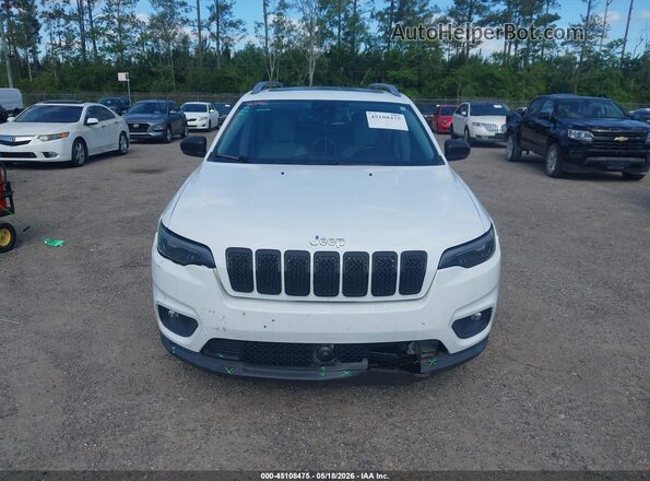 1C4PJLMX6MD144008 2021 JEEP CHEROKEE White ხელსაწყოთა პანელის ხედი