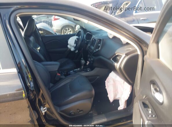 1C4PJLMX8MD134936 2021 JEEP CHEROKEE Black წინა სალონის ხედი