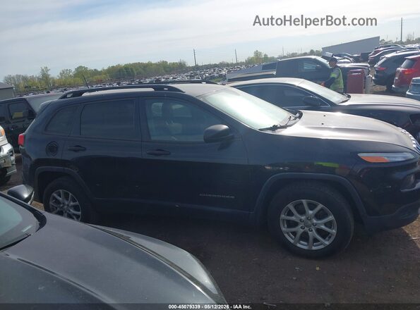 1C4PJMAB0GW251031 2016 JEEP CHEROKEE Black უკანა სალონის ხედი