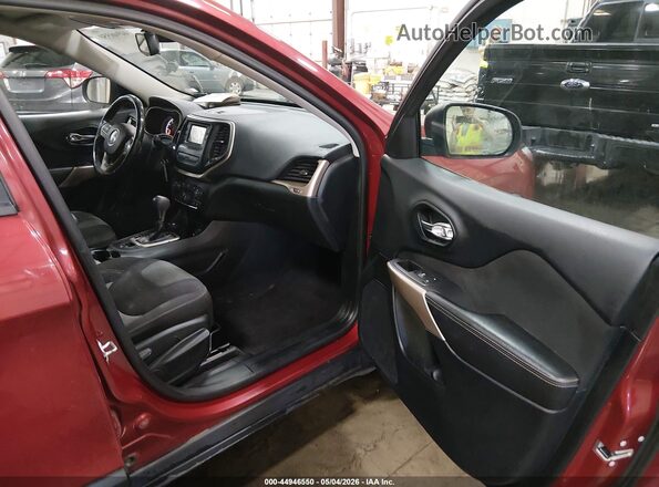 1C4PJMAB3HW567962 2017 JEEP CHEROKEE Red წინა სალონის ხედი