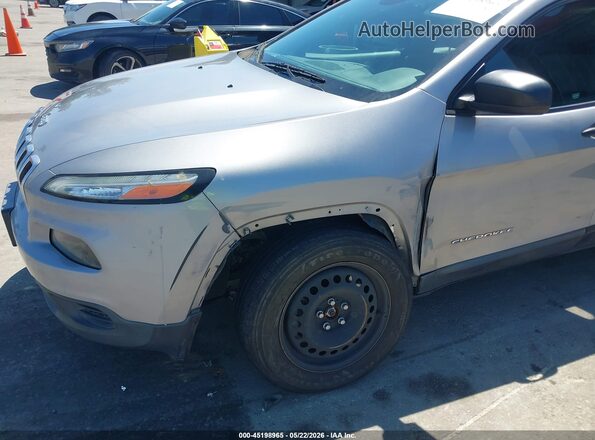 1C4PJMAB6GW202822 2016 JEEP CHEROKEE Silver Vista frontal