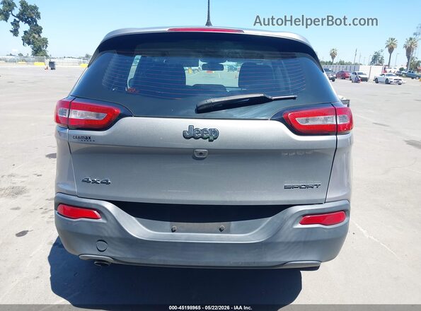 1C4PJMAB6GW202822 2016 JEEP CHEROKEE Silver 