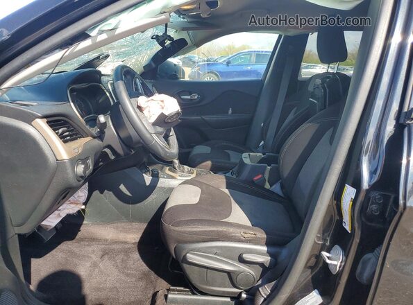 1C4PJMAS2GW326943 2016 JEEP CHEROKEE Black Widok wnętrza z przodu