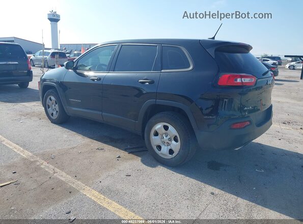 1C4PJMAS9HD233964 2017 JEEP CHEROKEE Black უკანა მარცხენა