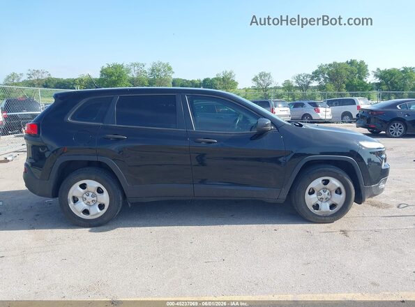 1C4PJMAS9HD233964 2017 JEEP CHEROKEE Black უკანა სალონის ხედი