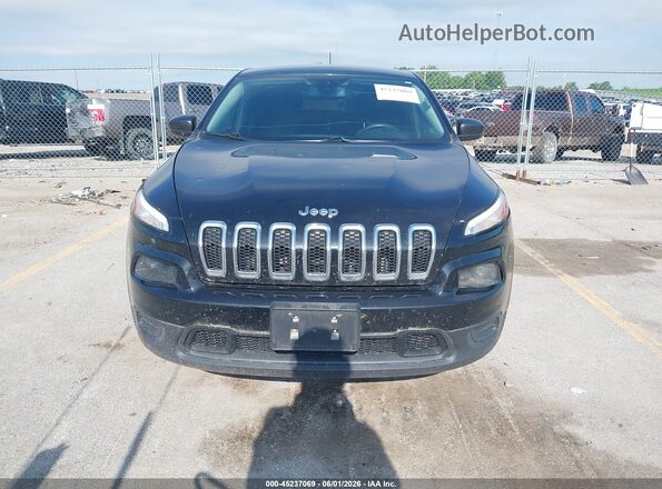 1C4PJMAS9HD233964 2017 JEEP CHEROKEE Black ხელსაწყოთა პანელის ხედი