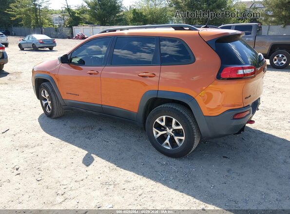 1C4PJMBB8GW144839 2016 JEEP CHEROKEE Orange Задня ліва чверть