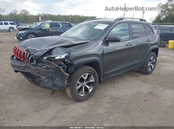 1C4PJMBB9GW233027 2016 JEEP CHEROKEE Gray Przód lewy