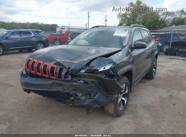 1C4PJMBB9GW233027 2016 JEEP CHEROKEE Gray Widok z przodu