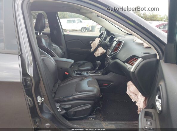 1C4PJMBB9GW233027 2016 JEEP CHEROKEE Gray Widok wnętrza z przodu